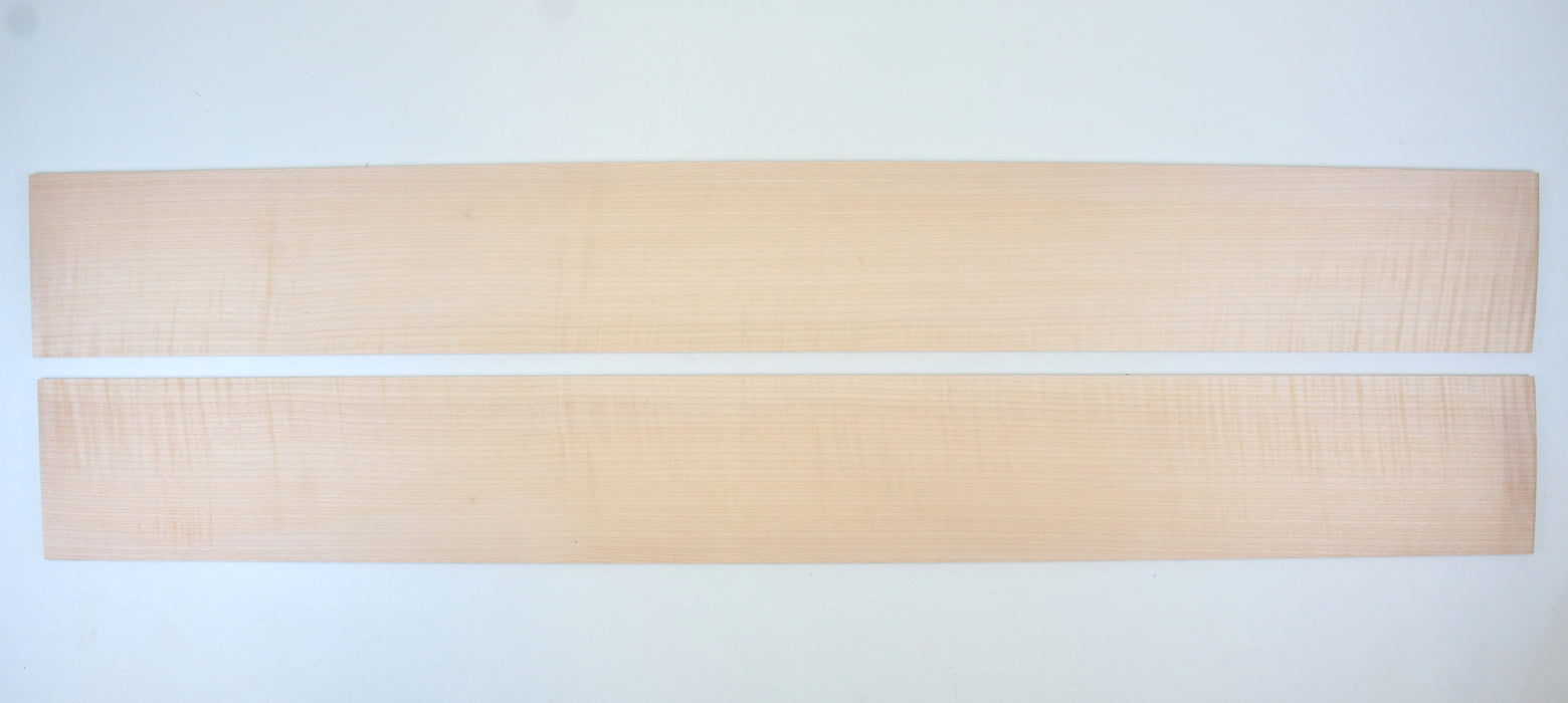 Maple Flame Archtop Guitar Back & Side Set, 3A Highly Figured, 2.8cm (1.1") Thick - Stock #41656