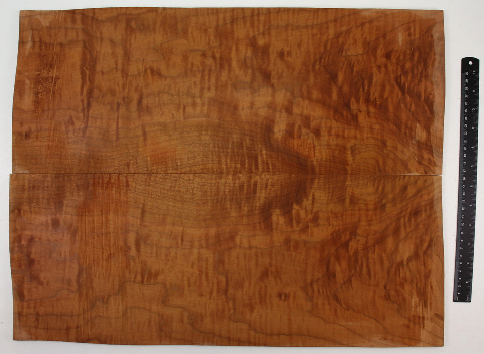 Maple Flame Roasted Guitar Set, 2A+ Figured, 7.5mm (0.30") Thick - Stock #41711