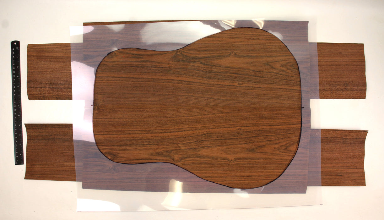 Bocote Veneer Back & Side Set, Dreadnought , Quartersawn