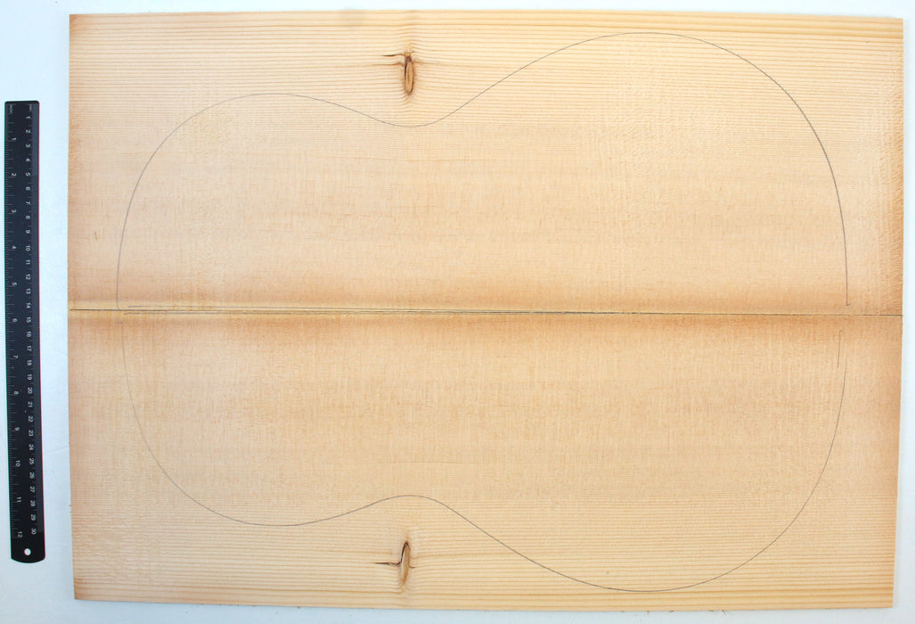 Sitka Spruce Dreadnought Acoustic Top, 5mm (0.20") Thick - Stock #41960